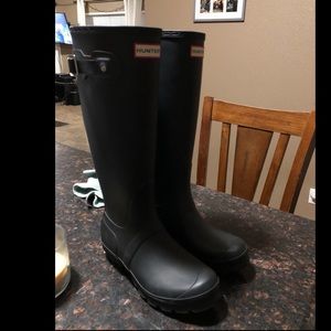 Hunter rain boots original size 7